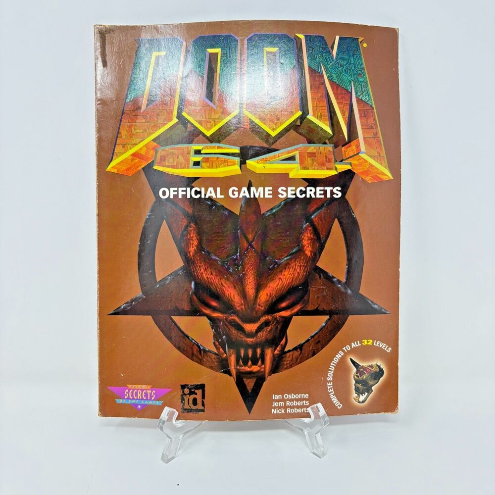 Doom 64 BradyGames Authorized Strategy Guide Nintendo 64 N64 1997 Strategy Book